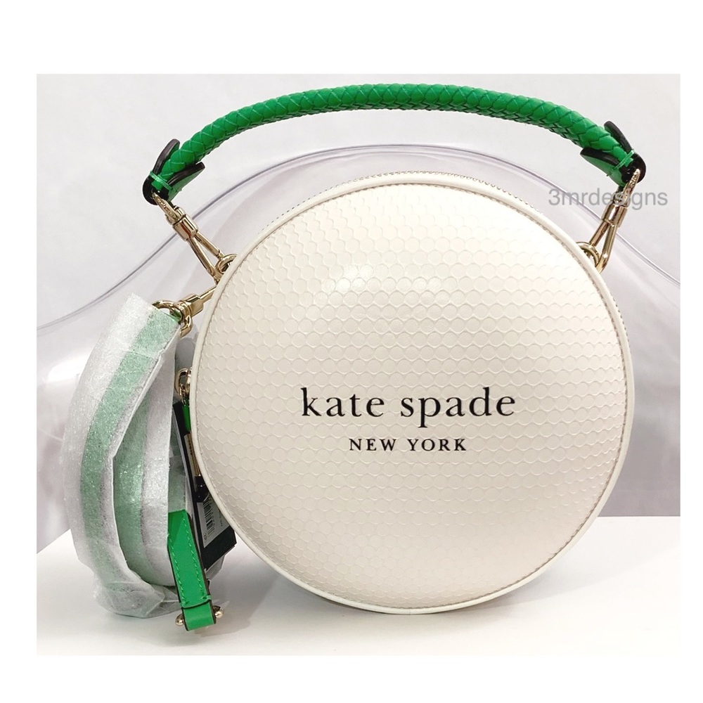 NWT Kate Spade ♠️ TEE TIME Textured Leather 3D Golf Ball Purse/Crossbody Bag - Picture 15 of 15